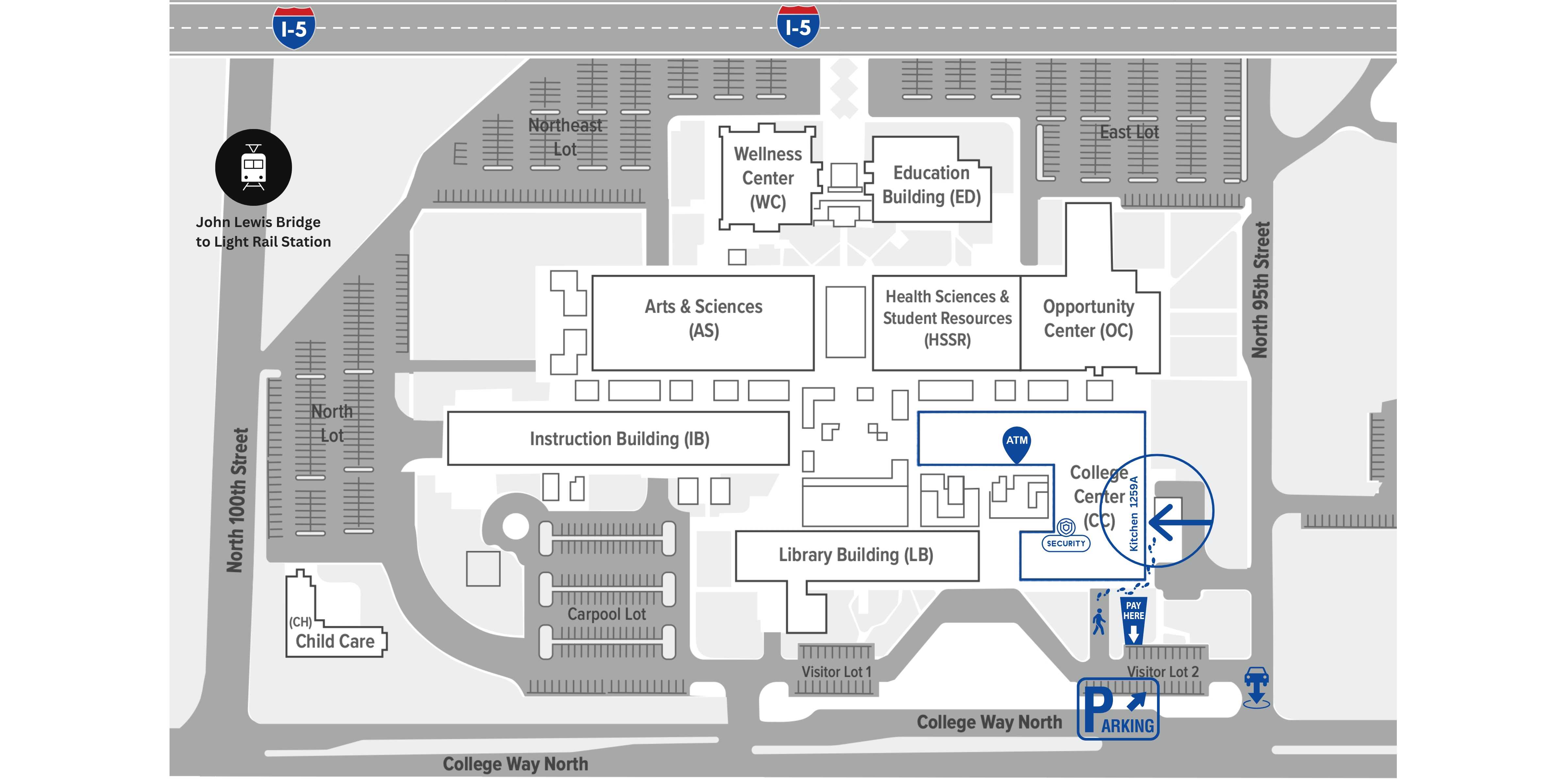 CC Building Kitchen Map
