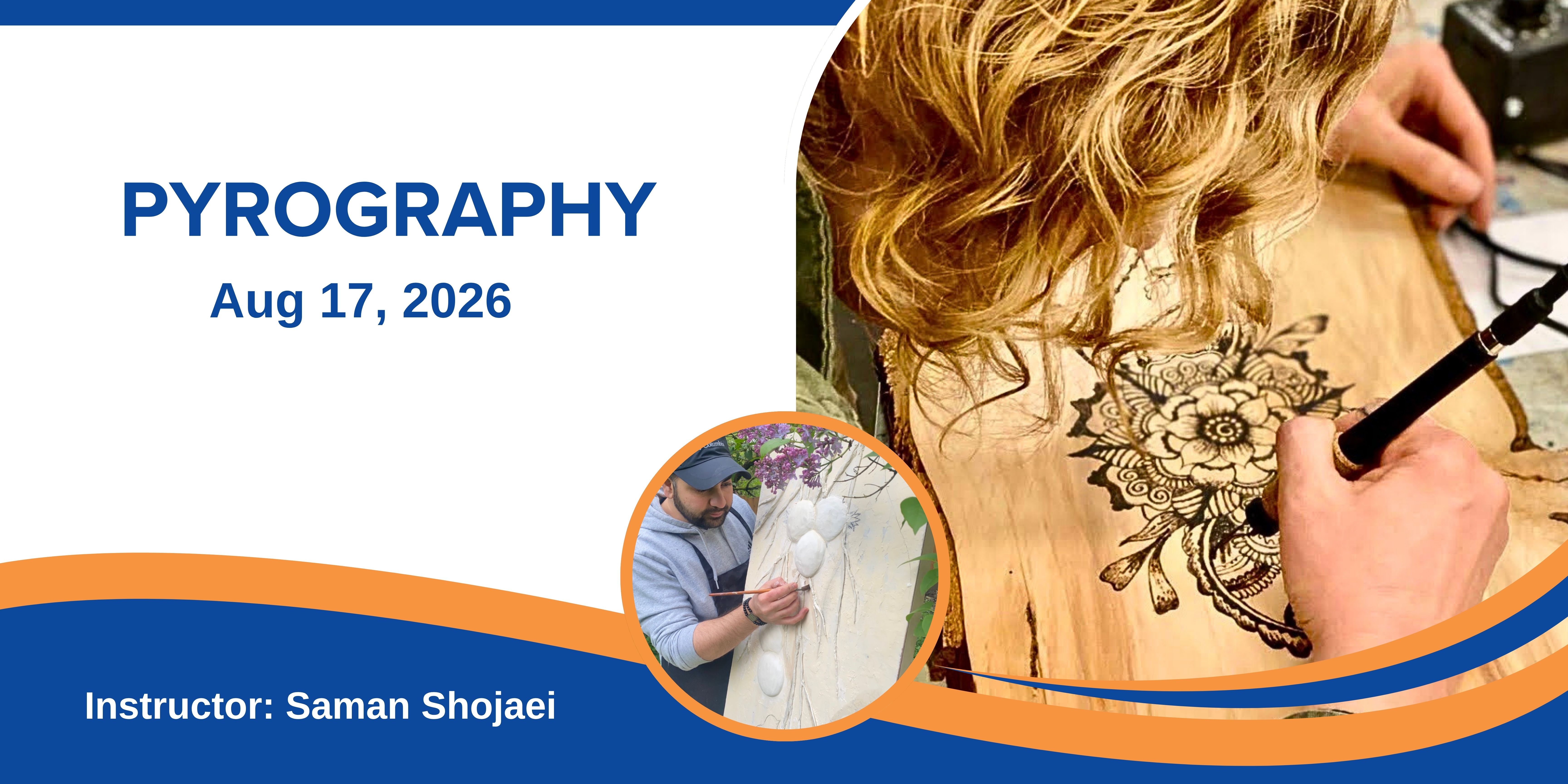 Pyrography class photo